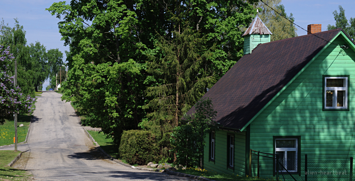 Estonia - Otepää - old road - green house